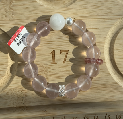 Blush Stardust Rose Quartz Bracelet