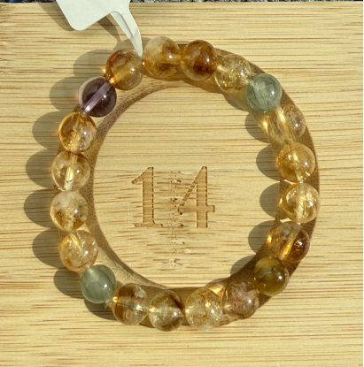 Golden Momentum Mixed Gemstone Bracelet