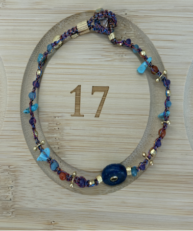 Quiet Tides Woven Gemstone Bracelet