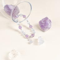 Confidence Luck Steady Stride Cat's Eye Stone Amethyst Handmade Bracelet·Earth｜Grounding — atmosphere image 1