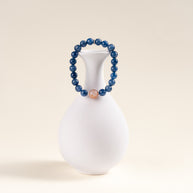 Authentic Expression Clarity Still Waters Run Deep Kyanite Red Accent Stone Handmade Bracelet·Water｜Intuition — atmosphere image 1